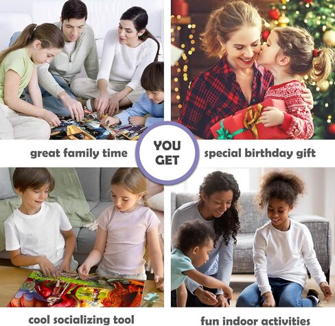 QUOKKA 100 Piece Puzzles for Kids Ages 8-10 – 3XSET Puzzles for Kids Ages 4-6 – Toy for Learning Wildlife Neighbors and Feathered Friends for 5-8 Year Old – Toddler Game Gift for Boy and Girl in Kuwait