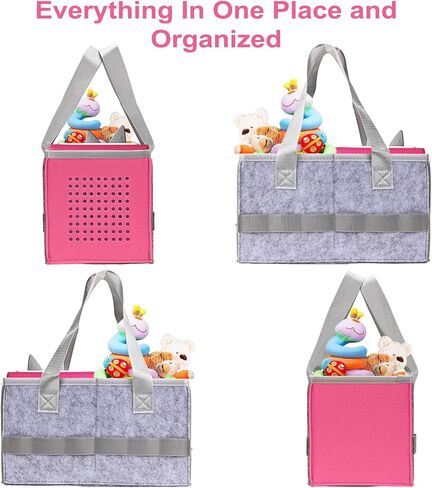 ThxYour حقيبة تخزين مطورة لمجموعة Toniebox المبتدئة وتماثيل Tonies، حقيبة قابلة للطي ممتازة يمكن أن تحمل 30-40 شخصية من شخصيات Tonies، حقيبة حمل (أصفر) in Kuwait