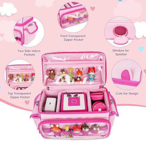 Carrying Case Compatible with Toniebox 2 & 1 Starter Set & Tonies Figures in Kuwait