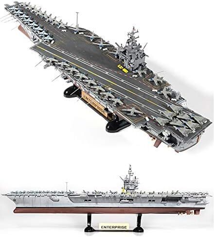 مجموعة نماذج بلاستيكية لحاملة الطائرات من أكاديمية USS Enterprise CVN-65 بمقياس 1/600 in Saudi Arabia