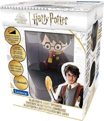 ليكسي بوك - مكبر صوت وارنر هاري بوتر، تمثال مضيء، بلوتوث 5.0، منفذ USB/USB من النوع C، BTD80HP in Kuwait