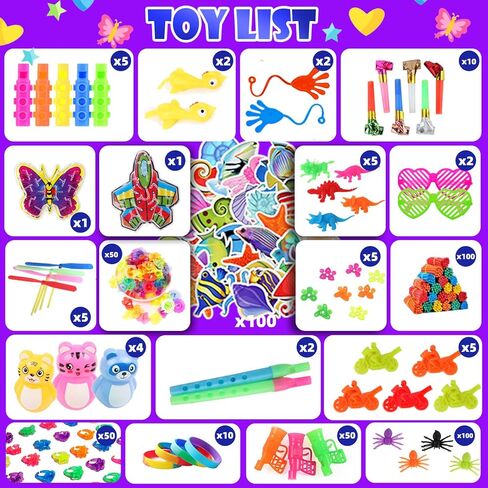 مجموعة ألعاب فيدجيت مكونة من 1000 قطعة، هدايا الحفلات الكبيرة للأطفال، حشوات للجوارب، صندوق الكنز، حفلة عيد الميلاد، جوائز الكرنفال في الفصل الدراسي، حشوات البيناتا، حشوات حقائب الهدايا، تخفيف التوتر، لعبة حسية in Kuwait