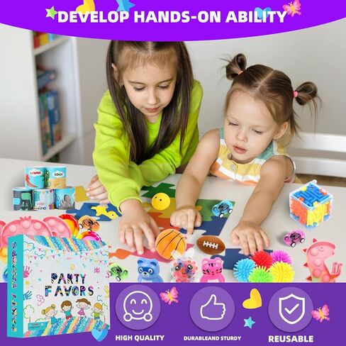 مجموعة ألعاب فيدجيت مكونة من 1000 قطعة، هدايا الحفلات الكبيرة للأطفال، حشوات للجوارب، صندوق الكنز، حفلة عيد الميلاد، جوائز الكرنفال في الفصل الدراسي، حشوات البيناتا، حشوات حقائب الهدايا، تخفيف التوتر، لعبة حسية in Kuwait