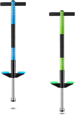 Leitee 2 Pack Pogo Stick للأطفال من سن 6 سنوات فما فوق، مناسبة لوزن 40-80 رطل، عصا القفز الرغوية الناعمة، عصا بوجو للمبتدئين، تمرين توازن الجسم والحفاظ على الصحة (الأحمر والوردي الوردي) in Saudi Arabia
