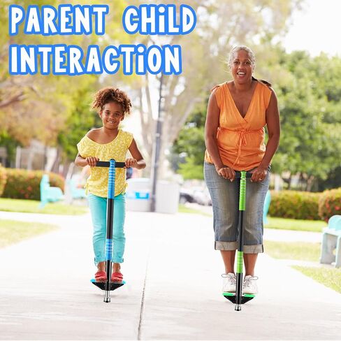Leitee 2 Pack Pogo Stick للأطفال من سن 6 سنوات فما فوق، مناسبة لوزن 40-80 رطل، عصا القفز الرغوية الناعمة، عصا بوجو للمبتدئين، تمرين توازن الجسم والحفاظ على الصحة (الأحمر والوردي الوردي) in Saudi Arabia