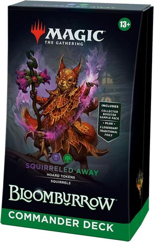 Magic: The Gathering Bloomburrow Commander Deck - Squirreled Away (مجموعة مكونة من 100 بطاقة، حزمة عينة معززة لجامع البطاقات مكونة من بطاقتين + ملحقات) in Saudi Arabia