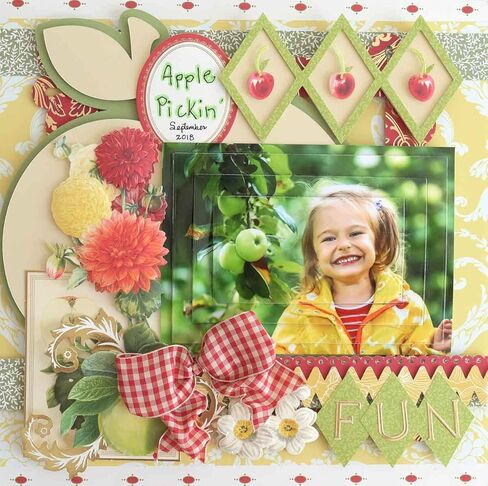 قوالب إطار صور القصاصات Anna Griffin - 12 قطعة من قوالب القطع المعدنية المزخرفة لصنع البطاقات، إطارات الصور DIY، المجلات وسجل القصاصات مع ورقة الأفكار، أكبر قالب هو 5 بوصة × 7 بوصة in Kuwait