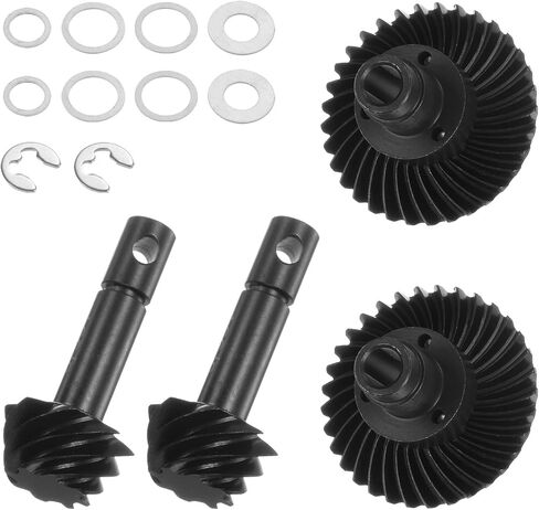 سيارة Uxcell Steel Diff Gear Steel، 33T 8T Helical Gear RC، مجموعتان لـ SCX10 in Kuwait