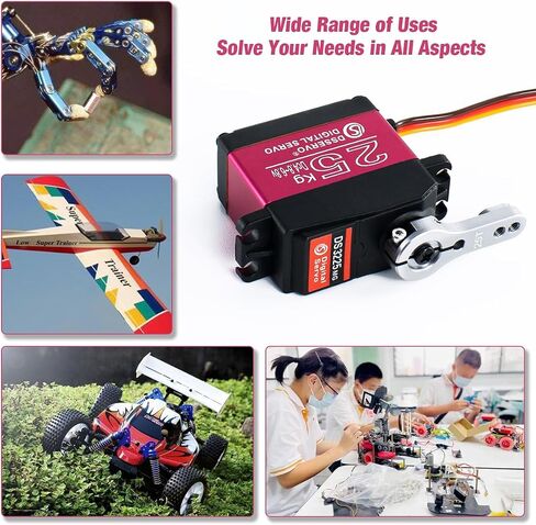 DS3235 35kg Digital RC Servo High Torque All Metal Gear Coreless Motor Waterproof Servo Motors for RC Robot, Car, Truck (Control Angle 270°) in Kuwait
