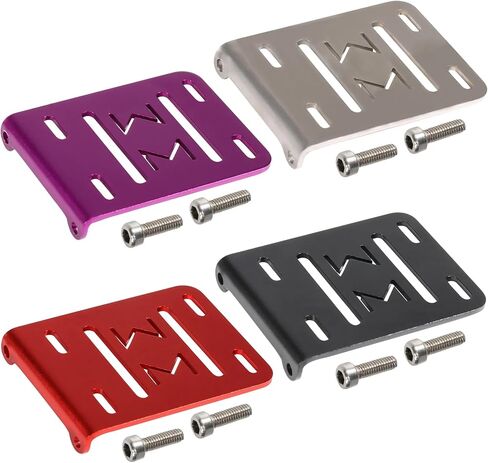 AMK 1/10 Transmission CNC Aluminum Accessory Tray Electronic Battery ESC Holder for 2Low Transmission 1/10 RC Crawler Comp Builds LCG Chassis Upgrades Accessories (1/10 Electronic Tray Black) in Saudi Arabia