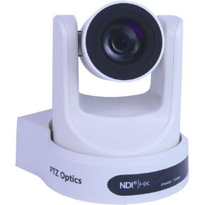 PTZOptics 30X-NDI 1080p Indoor Network Broadcast Camera - White