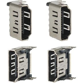 4-Pack HDMI Port Replacement Kit for Sony PlayStation 5 (PS5) - Display Socket Interface Jack Connector