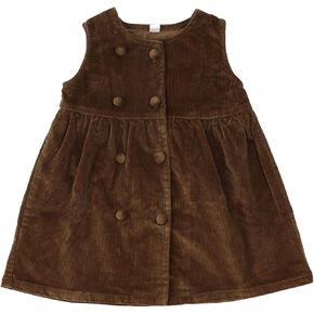 HOOLCHEAN Baby Toddler Girls Spring Fall Corduroy Vest Dress