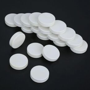 20Pcs White Rattle Box Noise Maker Insert Squeaker Plastic Ring Box Repair Fix, Rattle Accessories (15mm)