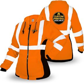 KwikSafety PREMIUM ROGUE Safety Jacket for Women | Yellow/Black, XL