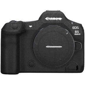 ZZQ&CCF Mebont Anti-Scratch Camera Cover Skin Sticker for Canon EOS R5 Mark II Camera Body Protector Film Anti-Wear Lens Hood Skin Protective Decoration(Triangle Black)