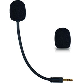 Mic Replacement for Razer Barracuda X Headset, 3.5mm Detachable Gaming Microphone Boom with Foam