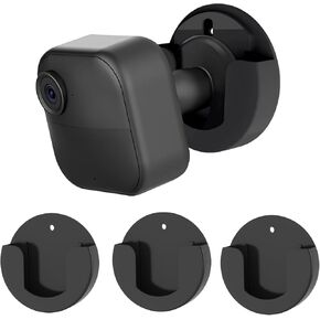 3 Pack Adhesive Wall Mount for Blink Outdoor 4(4th Gen)/Blink Outdoor (3rd Gen), Blink Mini/Mini 2, Two Ways Easy Installation with Strong Tape and Screws, Black.