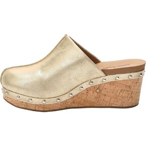 Corkys Footwear Women's Marley EVA Foam Platform Slip On 2.50 Inch Wedge Light Weight Cushioned Insole Sandals