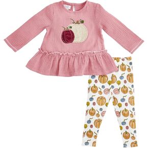 Mud Pie baby-girls Baby Girl Pumpkin Tunic and Legging SetMud Pie Baby Girl Pumpkin Tunic And Legging Set