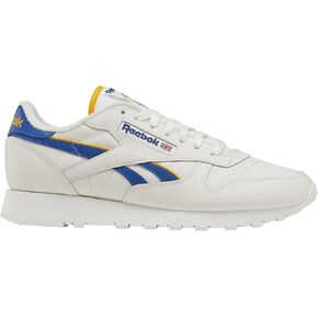 Reebok Unisex Classic Leather Sneaker, White/Fierce Gold/Collegiate Green, 10.5 US Men