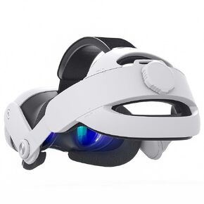 Kuject Design Comfort Head Strap Accessories for Quest 3S/Quest3, Elite Strap Replacement with Adjustable Hinge and Enlarged Head Support, VR Accessories Fit for Carrying Case