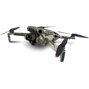 MightySkins Carbon Fiber Skin Compatible with DJI Mini 4 Pro - Polygonal Camo | Protective, Durable Textured Carbon Fiber Finish | Easy to Apply