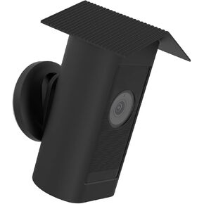 Silicone Skin Case Protective Rain Cover Compatible with R-ing Stick Up Cam Pro Camera (1pack，black)