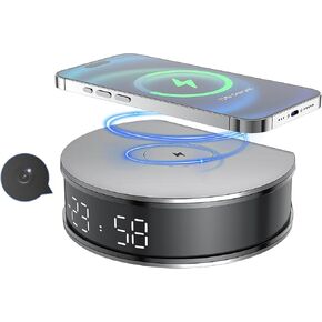 LIZVIE Spy Camera Clock, FHD 1080P Hidden Camera Clock, Wireless WiFi Nanny Cam for Home Indoor Security, Night Vision