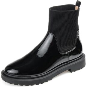 Journee Womens Sabriel Tru Comfort Foam Pull On Block Heel Booties