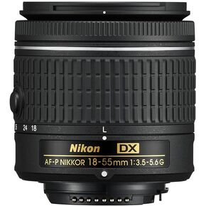 Nikon AF-P DX NIKKOR 18-55mm f/3.5-5.6G Lens for Nikon DSLR Cameras (Renewed)