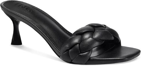 INC Womens Parker Faux Leather Braided Dress Sandals Black 8 Medium (B,M) in Saudi Arabia