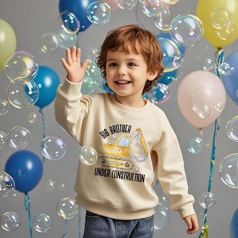 طفل الفتيان الأخ الأكبر البلوز لإعلان الحمل طفل رضيع الشتاء بلايز الملابس وتتسابق 1-7 سنوات in Kuwait