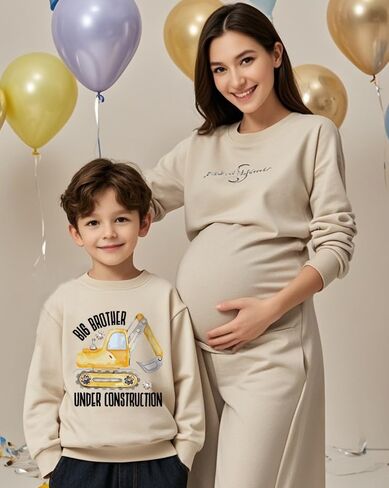 طفل الفتيان الأخ الأكبر البلوز لإعلان الحمل طفل رضيع الشتاء بلايز الملابس وتتسابق 1-7 سنوات in Kuwait