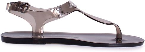 Michael Kors Plate PVC Jelly Sandals in Smoke Size 8 in Saudi Arabia