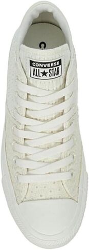 Converse Unisex Chuck Taylor All Star Madison Mid Canvas Sneaker - Lace up Closure Style - Egret/Vintage White 8.5 in Saudi Arabia