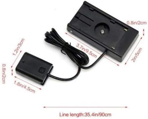 FocusFoto NP-F970 إلى NP-FW50 لوحة تركيب محول طاقة البطارية الدمية مع حذاء ساخن لسوني A7/A7R/A7S/A7II/A7RII/A7SII/A3000/A5000/A6000/A6300/A6400/A6500/NEX-7 6 5 3 in Kuwait