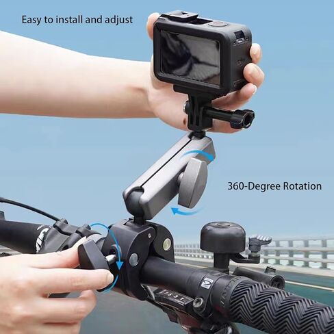 كاميرا بمشبك تثبيت على مقود الدراجة النارية لكاميرا Gopro Hero/DJI OSMO Action/ Insta360 in Kuwait