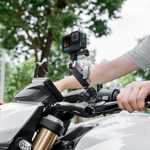 كاميرا بمشبك تثبيت على مقود الدراجة النارية لكاميرا Gopro Hero/DJI OSMO Action/ Insta360 in Kuwait