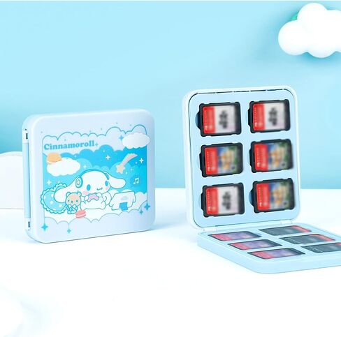 حافظة بطاقات ألعاب Kuitmor للتبديل/OLED/Lite، حامل بطاقات ألعاب التبديل المحمول، حافظة خرطوشة تخزين ذات 12 فتحة صلبة لتبديل بطاقات الألعاب وبطاقات TF in Kuwait