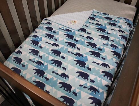 Top Tots Deluxe Baby Blanket - Deer Heads, Minky Dot, Orange in Saudi Arabia