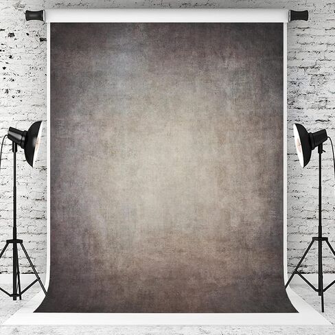 8ft (W) x8ft (H) رمادي قماش صورة خلفية صورة استوديو موسلين مجردة خلفية الجرونج ورقة قديمة صور استوديو كشك الدعائم للتصوير الفوتوغرافي سلس التجاعيد الحرة in Saudi Arabia