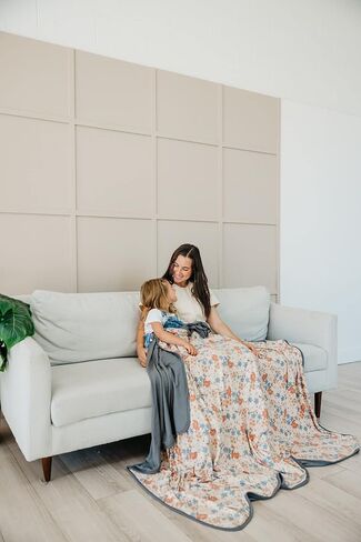 Copper Pearl Jumbo Premium Knit 3 Layer Stretchy Throw Blanket Gemma in Tan in Saudi Arabia