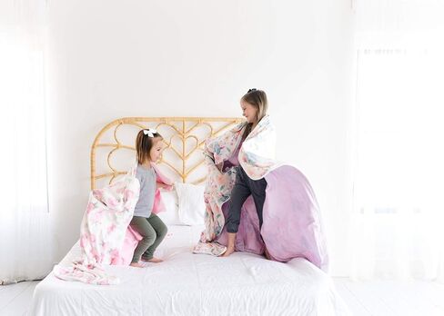 Copper Pearl Jumbo Premium Knit 3 Layer Stretchy Throw Blanket Gemma in Tan in Kuwait