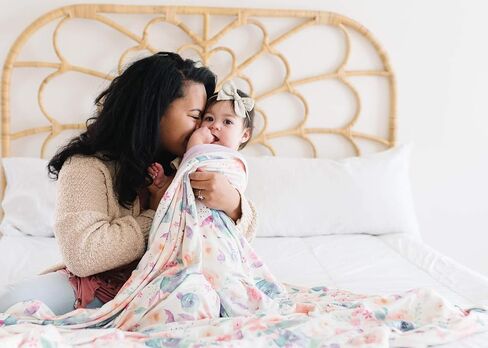 Copper Pearl Jumbo Premium Knit 3 Layer Stretchy Throw Blanket Gemma in Tan in Kuwait