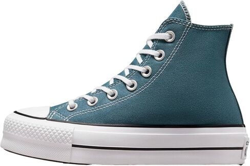 حذاء رياضي Chuck Taylor All Star Leopard ذو نعل سميك للنساء من Converse، Deepgreen، 4 UK، Deepgreen، 4 UK in Saudi Arabia