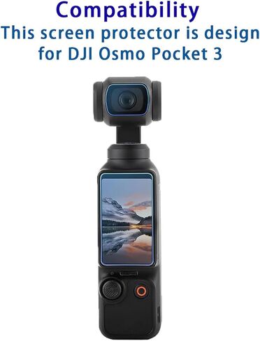 [6 قطع] واقي شاشة لـ DJI OSMO Pocket 3، شاشة LED شفافة لملحقات DJI Pocket 3 مع صلابة 9H، حساسة للمس، حماية كاملة للشاشة in Kuwait