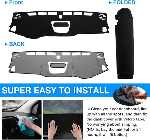 Autorder Dashboard Cover Mat for 1995 1996 Chevy Chevrolet Silverado C/K 1500 2500 3500&Tahoe&Suburban/GMC Sierra&Yukon Pickup Truck Accessories Dash Cover Upgrade Velvet Dash Mat in Kuwait