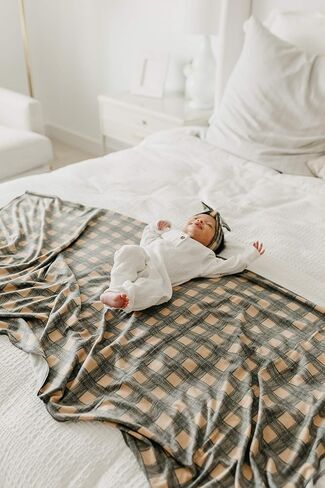 Copper Pearl Large Premium Knit Baby Swaddle Receiving Blanket Billy in Saudi Arabia