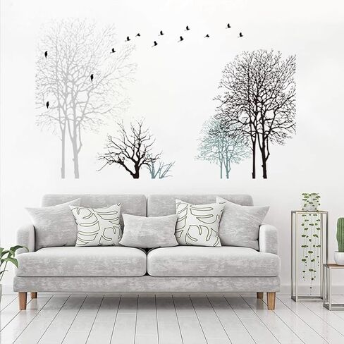 clino Tree Branches Wall Decal Love Birds Vinyl Sticker Nursery Leaves Tree Branches Wall Decal Love Birds Vinyl Sticker Nursery Leaves in Saudi Arabia